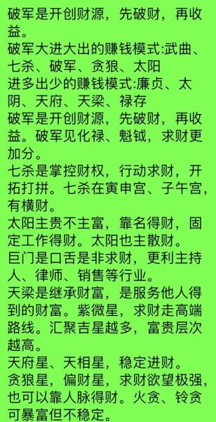 紫薇大限财运怎么看_紫薇大限财运准吗