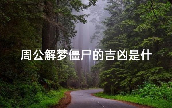 梦到僵尸是什么意思_周公解梦僵尸预兆